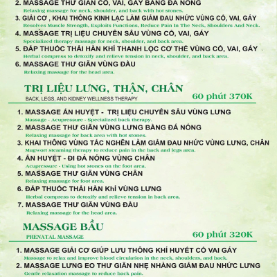 Massage Trị Liệu Cổ Vai Gáy - 60 Phút